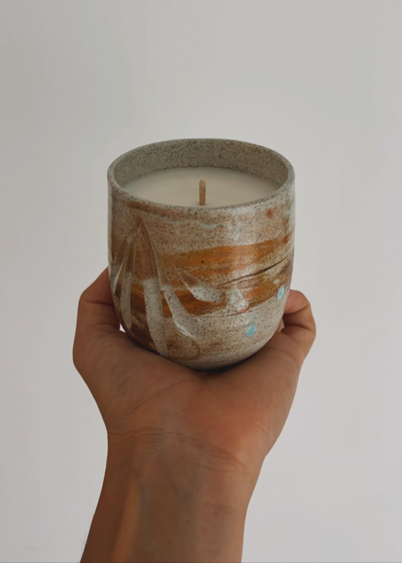 SUNSET/MUG CANDLE - SCENTED WITH THAI LIME MANGO