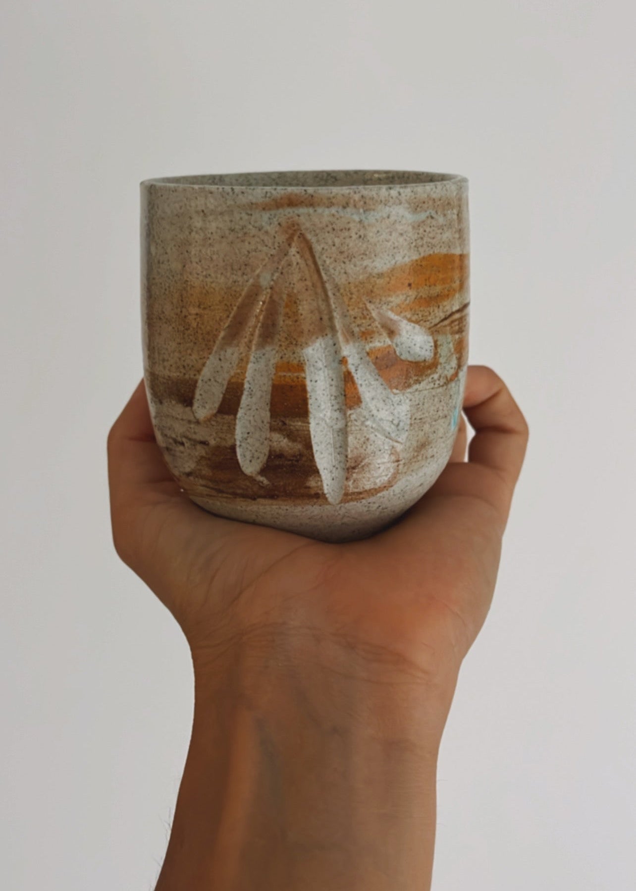 SUNSET/MUG CANDLE - SCENTED WITH THAI LIME MANGO