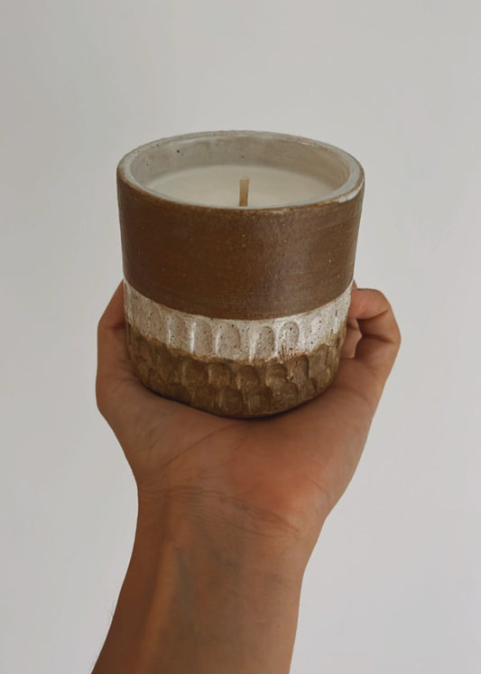 TRIBE/MUG CANDLE - SCENTED WITH PINE AND CEDAR WOOD