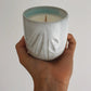 FLORA/ MUG CANDLE - SCENTED WITH COCONUT LIME