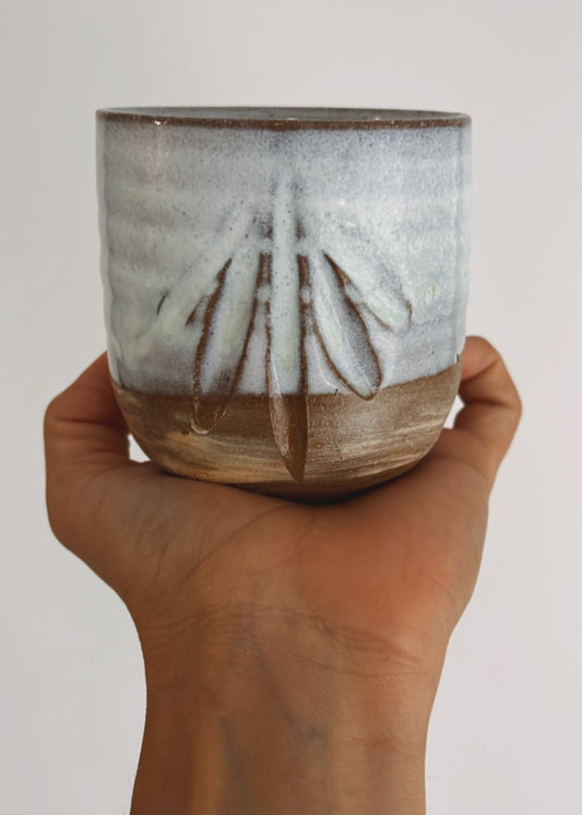 DESERT/MUG CANDLE - SCENTED WITH FRANGIPANI